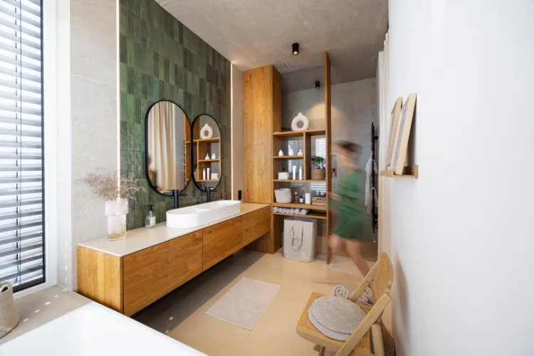 Badezimmer im Naturdesign